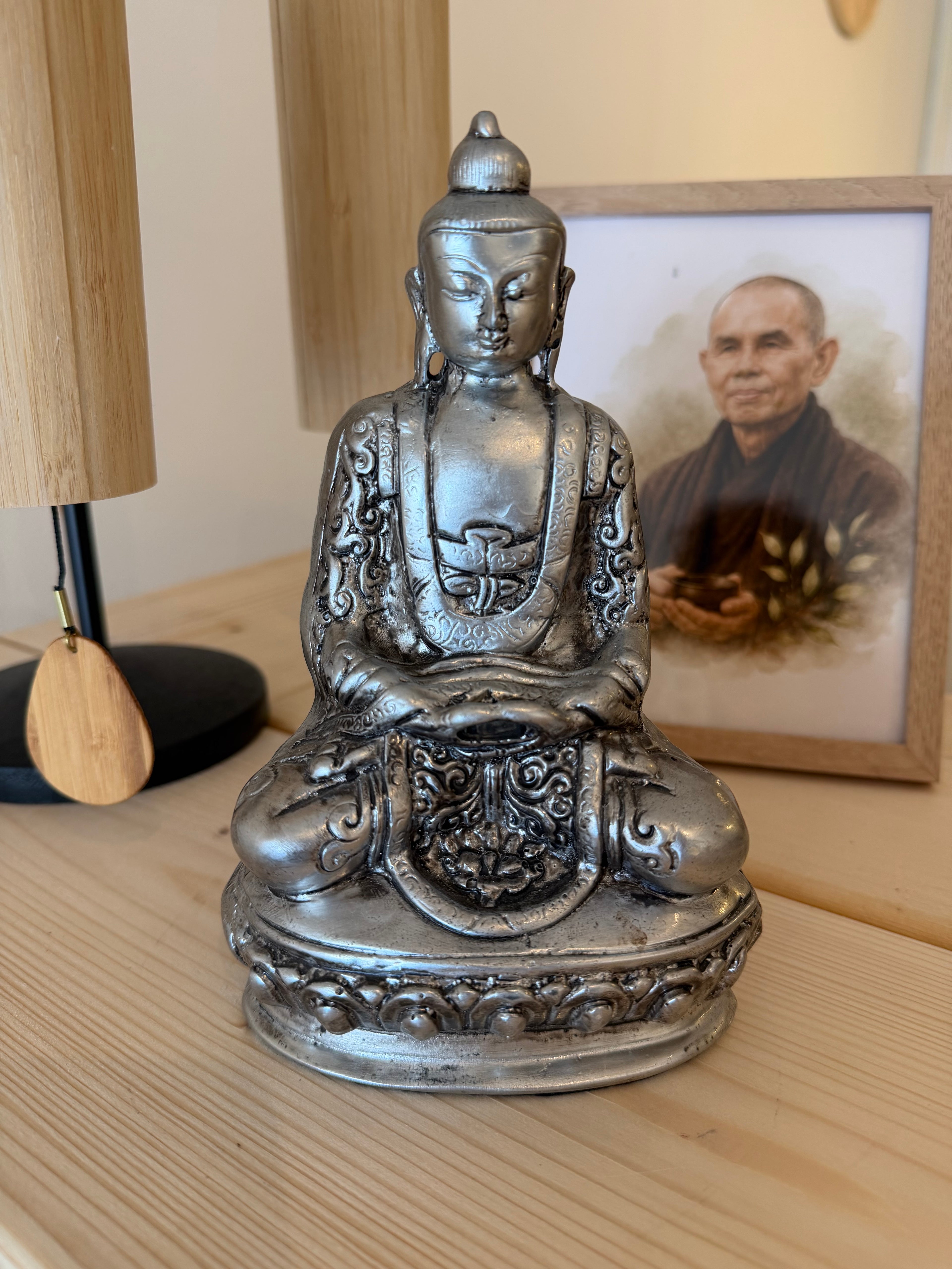 Silvered Buddha
