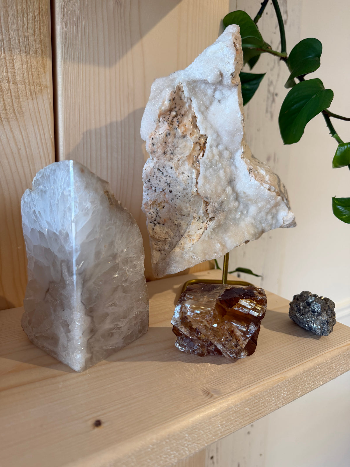 White Calcite Crystal